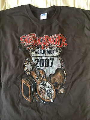 Buy Aerosmith T Shirt (XL), 2007 World Tour, Rock • 20£