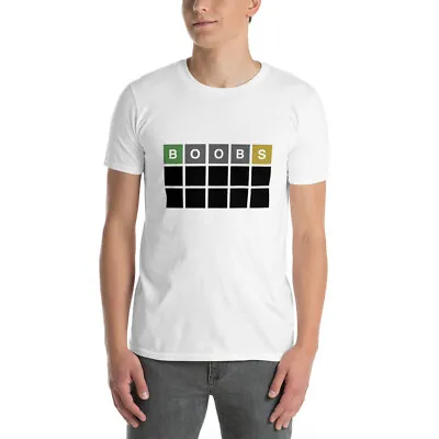 Buy BOOBS Wordle Parody - Solar Opposites Terry's Funny Tee Shirt • 25.33£