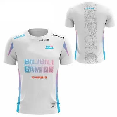Buy LOL 2023 BLG Team T-shirt Uniform Unisex TEE LPL Bilibili Gaming Esport Tshirt • 28.32£