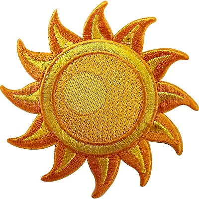 Buy Sun Patch Iron Sew On Embroidered Badge Cloth Denim Jean Jacket Embroidery Decal • 2.79£