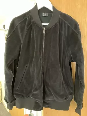 Buy Paul Smith Mens Bomber Jacket Black Cotton Velour As-New Stunning • 41£