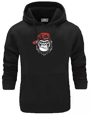 Buy Cool Gorilla Hoodie Gym Clothing Bodybuilding Training Workout Exercise MMA Top • 20.99£