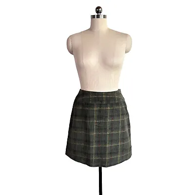 Buy NWT Vintage Y2k 90s Plaid Corduroy Mini Skirt S Grunge Preppy Deadstock NEW Vtg • 28.35£