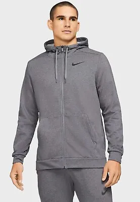 Buy Nike Mens Dri-FIT French Terry Training Zip Hoodie Jacket - XL • 64.99£