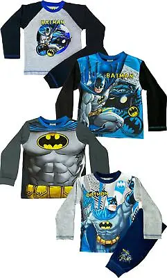 Buy Pyjama Batman Long Sleeve  Cotton Blend Pyjama Sets Nightwear 12 Months-10 Years • 8.99£
