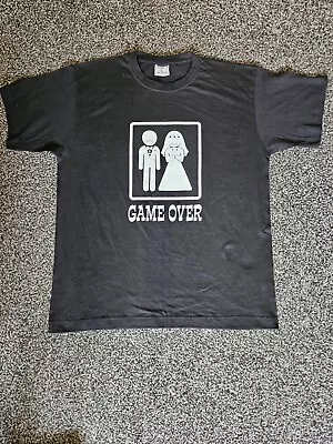 Buy Game Over T-Shirt Funny Novelty Gamer Wedding Birthday Present Unisex Adult • 4.99£