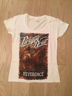 Buy New Parkway Drive Reverence White Skinny Fit Tshirt, Women’s Size 10 (Small) • 1.99£