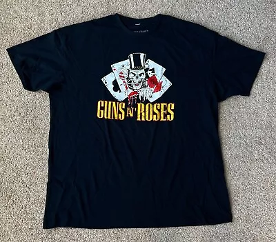 Buy Guns N Roses Officially Licensed Short Sleeve T-shirt Mens 4XL Black BRAND NEW • 9.95£