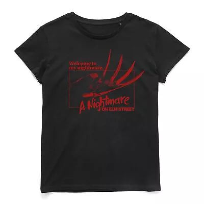 Buy Official A Nightmare On Elm Street Welcome To My Nightmare Women's T-Shirt • 17.99£