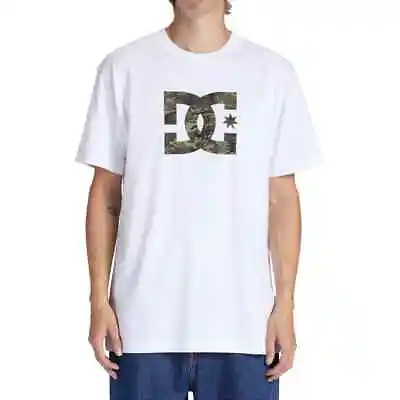 Buy DC Star Fill S/S T-Shirt - White/Camo • 17.99£