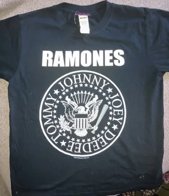 Buy The Ramones T Shirt Punk Rock Band Merch Tee Age 9-10 Years Black • 12.50£