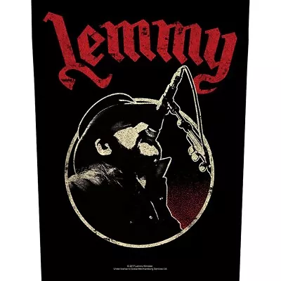 Buy LEMMY MICROPHONE BACK PATCH: Motorhead Kilminster Official Licenced Merch Gift • 8.95£