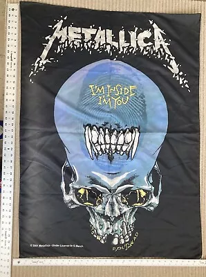 Buy Metallica Pushead Vintage Poster Silk Banner G Merch 2001 I’m Inside I’m You • 94.49£
