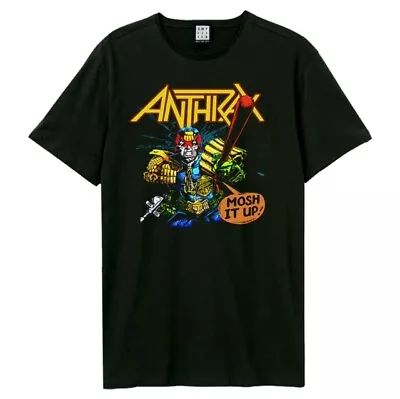 Buy Anthrax I Am The Law Amplified Vintage Black  T Shirt • 22.01£