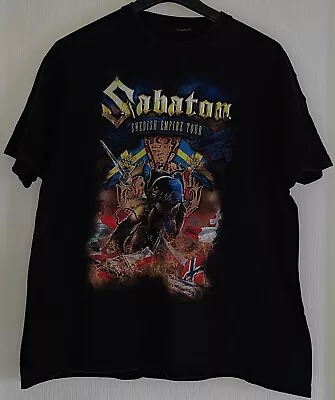 Buy Authentic Sabaton - The Swedish Empire Tour Band T-shirt 2012, XL • 24.99£