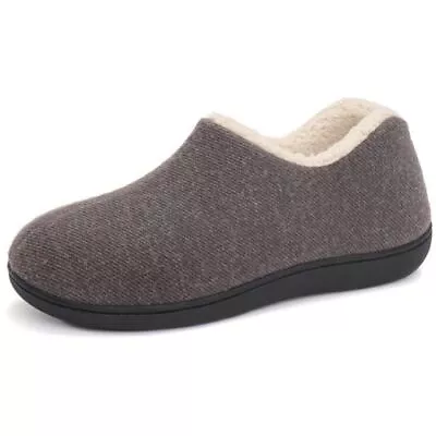 Buy Women's Cozy Memory Foam Loafer Slippers Fleece Lining Closed Back House Shoes • 9.99£