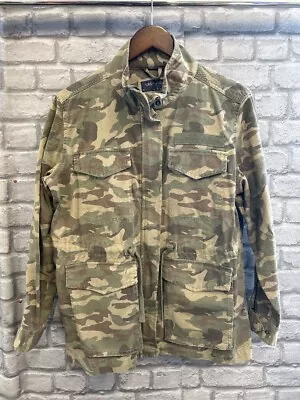 Buy Ladies MARKS AND SPENCER Camo Jacket BNWT Size 14 CG H63 • 15£