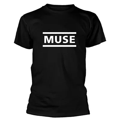 Buy Muse White Logo Black T-Shirt NEW OFFICIAL • 15.19£