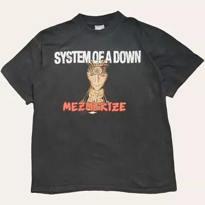 Buy Vintage Y2K System Of A Down Mezmerize 2005 Band T Shirt SOAD VTG Tee Nu Metal • 65£