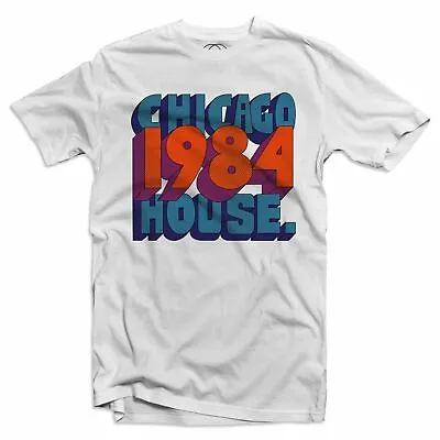 Buy 1984 Chicago Acid House  Dance Music Rave DJ Mens T-shirt • 16.95£