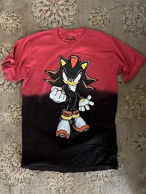 Buy Sega Sonic The Hedgehog T-Shirt Size M Project Shadow Red Black Doom Arms Medium • 37.84£