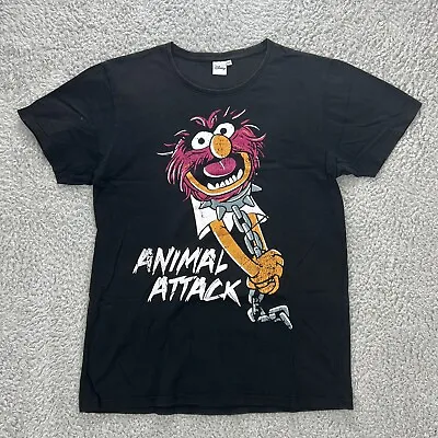 Buy Vintage DISNEY MUPPETS Animal Attack T Shirt Size L (Tag Size XXL) Pre Loved VGC • 9£