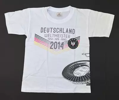 Buy Germany T-Shirt Football Size 122 128 Kids World Champion 2014 #T007 • 5.96£