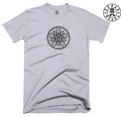 Buy Baphomet T Shirt Music Clothing Rock Metal Pentagram Goth Devil Goat Satanic Top • 12.99£