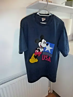 Buy Disney Vintage Mickey Mouse T-Shirt - XL • 7.99£