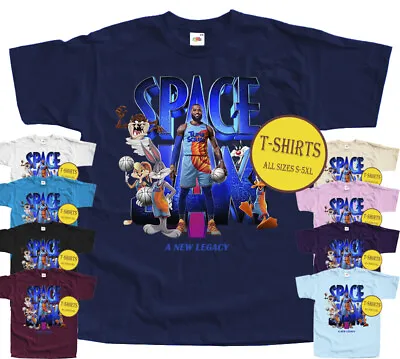 Buy SPACE JAM A NEW LEGACY LEBRON JAMES BUGS BUNNY Men T-shirt V10 DTG Sizes S-5XL  • 24£