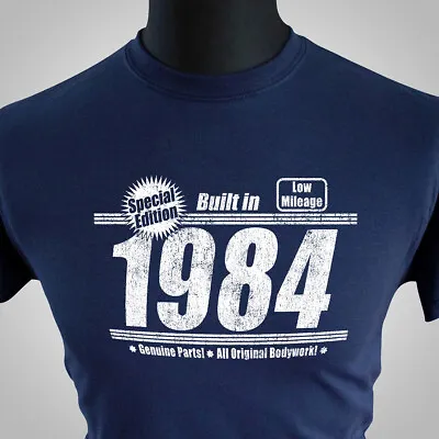 Buy Built In 1984 T Shirt 40 Years Old Birthday Gift Present Fathers Mothers Day Nb • 9.99£