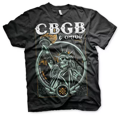 Buy CBGB & OMFUG Punk Rock New Wave Ramones Blondie Official Tee T-Shirt Mens • 20.56£
