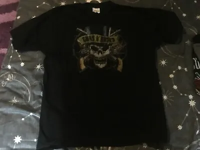 Buy Guns N' Roses Faded Colour Skull T Shirt - Appetite For Destruction - SIZE L • 10£