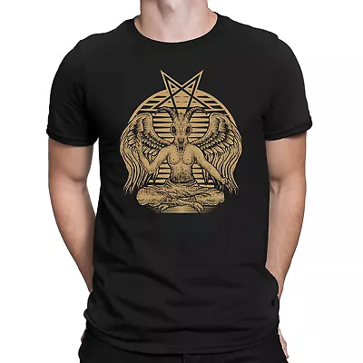 Buy Baphomet Horror Occult Ram With Horns Hell Horned Demon Mens Womens T-Shirts#DNE • 9.99£