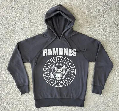 Buy Ramones Hoodie Womens Medium Sweater Gray Sweatshirt Casual Rock • 10.52£