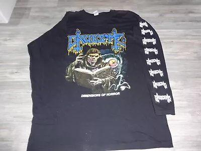 Buy Gruesome Death Metal LS Shirt Pestilence Obscura Morbid Angel Bloodbath (S) • 35.97£