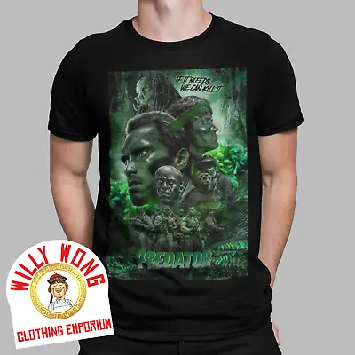 Buy Predator T-Shirt Retro Arnie Movie Alien Action 80s Action Space SCIFI Jungle • 11.36£