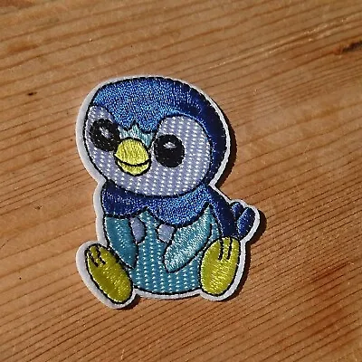 Buy Piplup Pokemon Character Embroidery Patches Iron On Sew Cloth 6cm • 2£