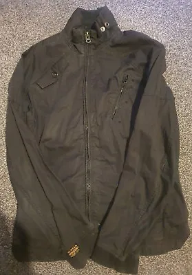Buy Vintage G-Star Raw Denim Black Jacket XL • 25£
