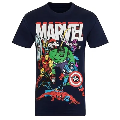 Buy Marvel Comics Boys T-Shirt Character Hulk Iron Man Thor Kids OFFICIAL Gift • 3.99£