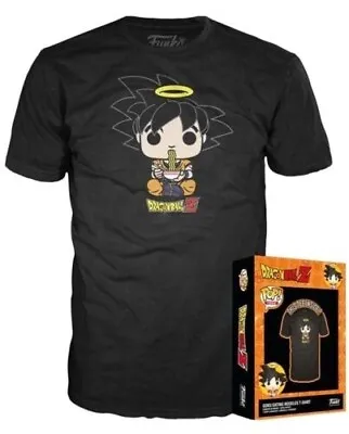 Buy Dragon Ball Z Goku Eating Noodles T-Shirt Funko Pop Tees S Small Mens T-Shirt • 11.96£