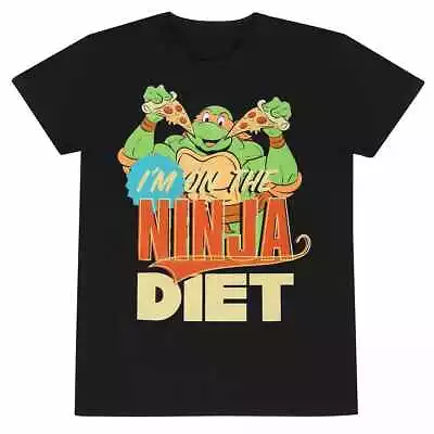 Buy Teenage Mutant Ninja - Ninja Diet Unisex Black T-Shirt Medium - Medi - K777z • 13.09£