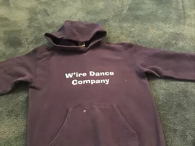 Buy Ladies Navy Sweatshirt. Wire Dance Company Logo .. Size S . Fruit Of The Loom  • 2.50£