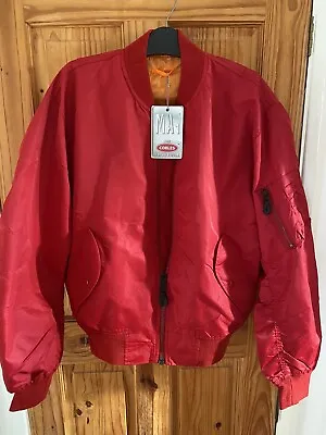 Buy Ma1 Flight Jacket Red ,Skinhead,Punk,Scooterboy • 16£