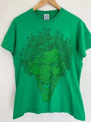 Buy Batman Joker T Shirt DC Comics Green Size L • 8.99£