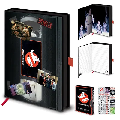 Buy Ghostbusters Vhs Style Premium A5 Bound Notebook 100% Official Quality Merch • 13.25£