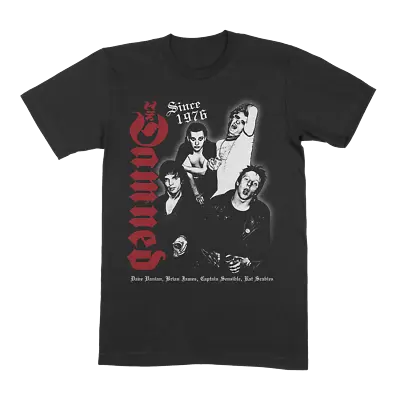 Buy The Damned - 1976 Red Logo Black T Shirt • 15£