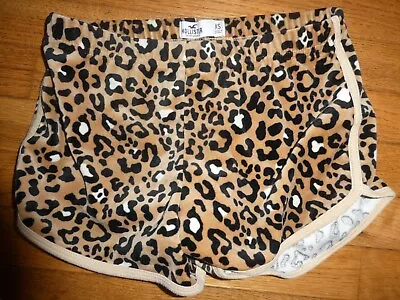 Buy Hollister Leopard Lounge Pj Shorts Velour Xs • 17.99£