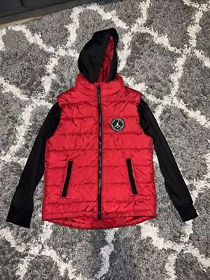 Buy Air Jordan Boys' Red And Black Jacket - Kids Size M 10-12 • 15.74£