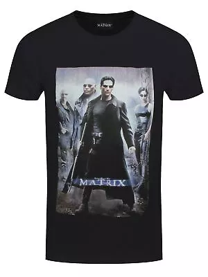 Buy The Matrix T-shirt Poster Men's Black • 14.99£